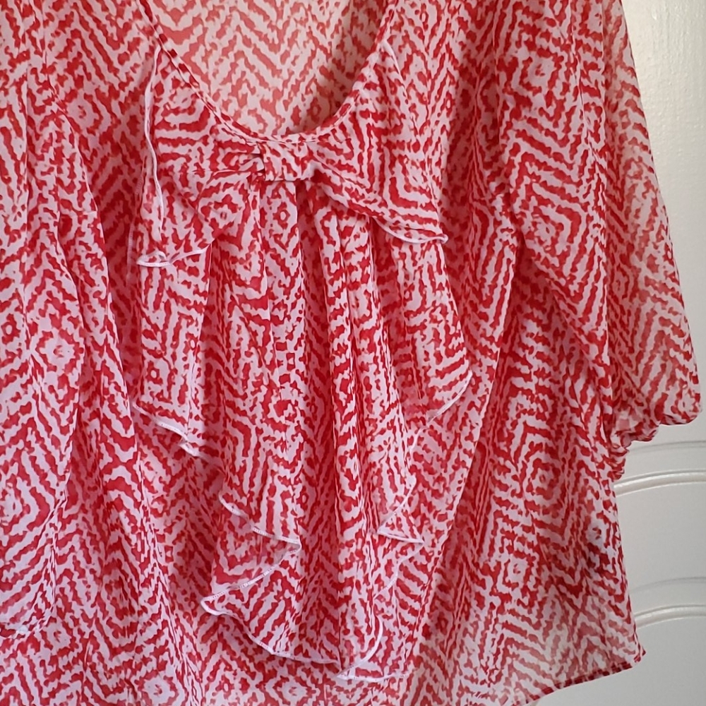 Patterned Fall blouse - Picture 2 of 3